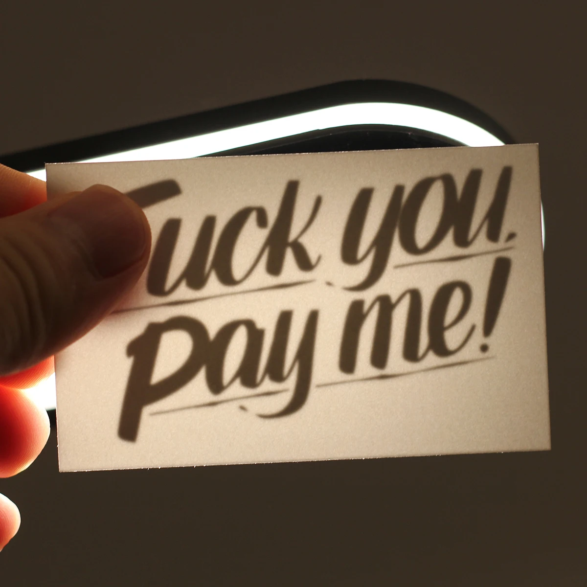

"pay me" Temporary Tattoo Stickers - Waterproof, Hypoallergenic & Long-Lasting - Cute Body Art