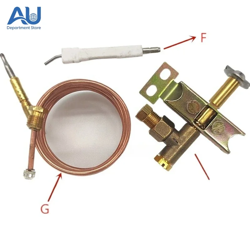 Clay Pot Stove Constant Flame Ignition Stand Fire Starter Cap Ignition Needle Three-prong Two-prong Fire Starter Head