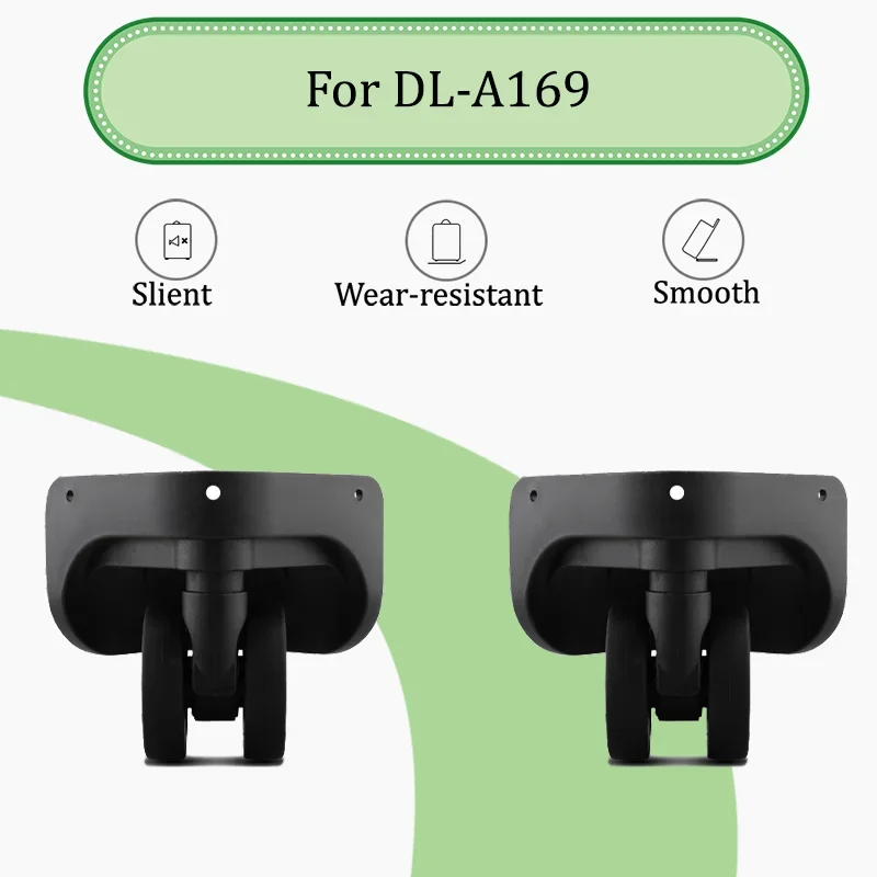 

For DL-A169 Overloaded Traveler's Choice Wheelset - 2X Strength Zero Wobble Replacement For Heavy Duty Luggage