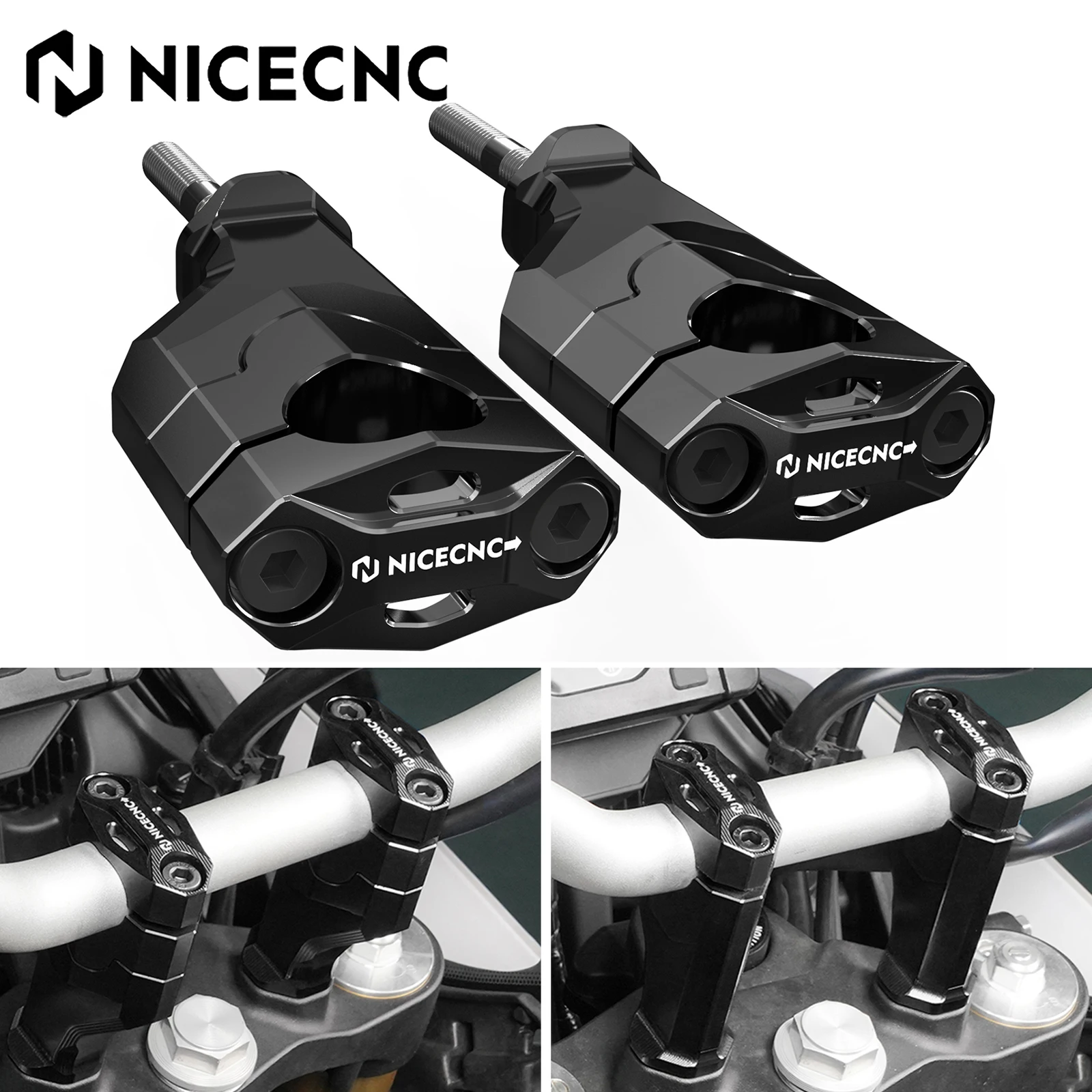 

For Tenere 700 Rally Edition Handle Bar Riser 20mm Handlebar Risers for Yamaha Tenere 700 2019 2020 2021 2022-2024 World Raid