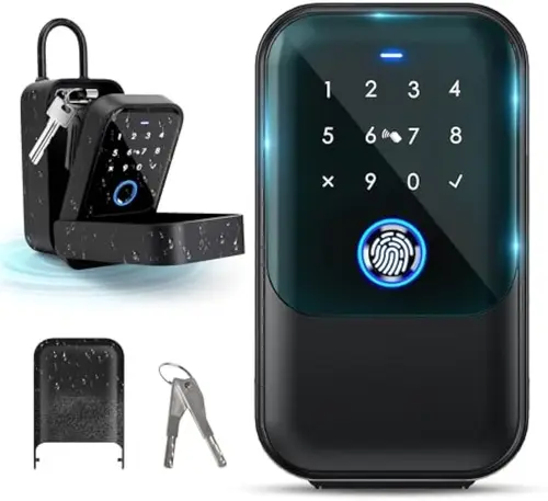 YRHAND TTlock contraseña tarjeta Digital inteligente con huella dactilar Inteligente Tuya cajas de bloqueo electrónicas portátiles IP66 para hogar Inteligente