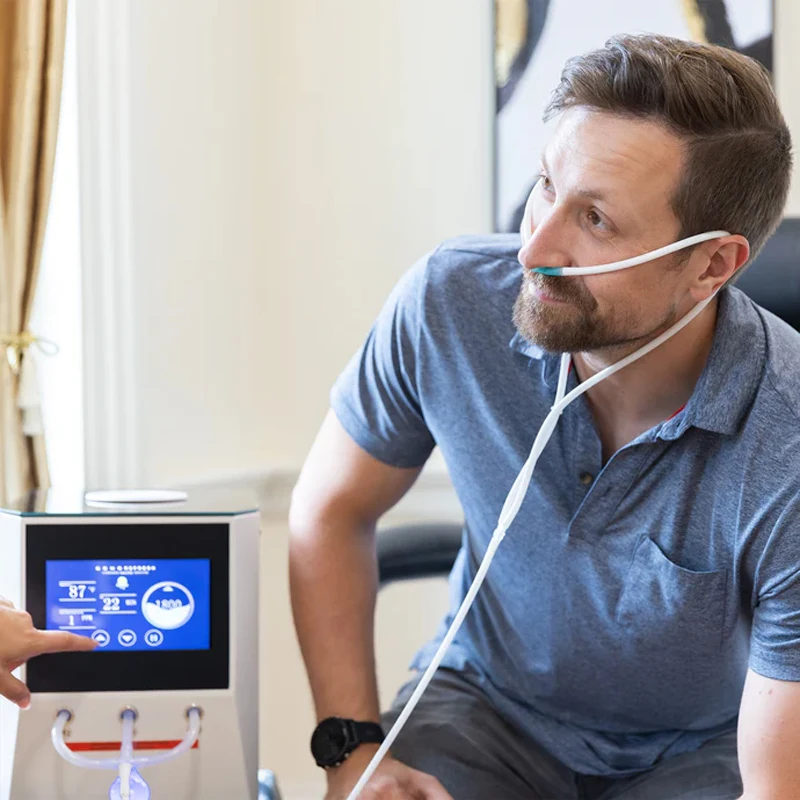 

Аппарат для ингаляции водородом, генератор H2 с двойным выходом, чистота 99,99%, PEM, 900 мл, 1200 мл, 1800 мл, ионизатор для молекулярной электролизной воды