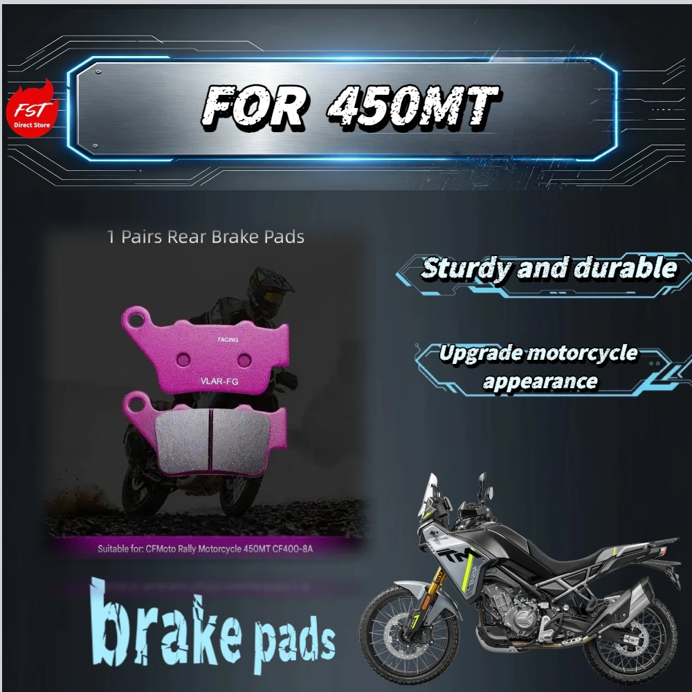 Plaquettes de frein en céramique pour moto 450MT Adventure 650 ° Technologie d'ablation de charge C pour maintenir une puissance de freinage constante lors des arrêts d'urgence en montagne