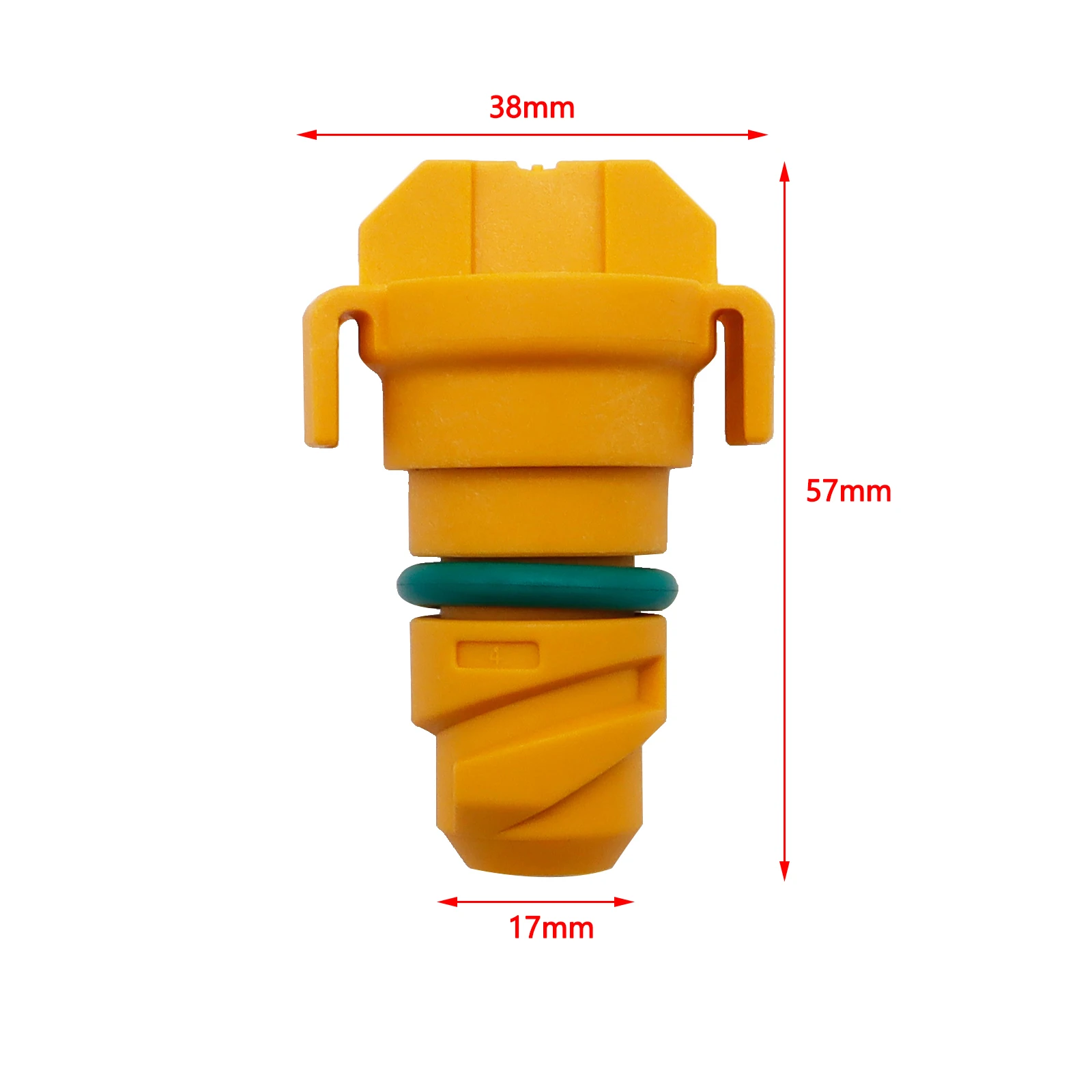 2 Pcs Oil Drain Plug With Seal Car Oil Drain Plug ABS Replacement Plastic For Ford Edge F150 2015 - 2020 KX6Z6730B KX6Z-6730-B