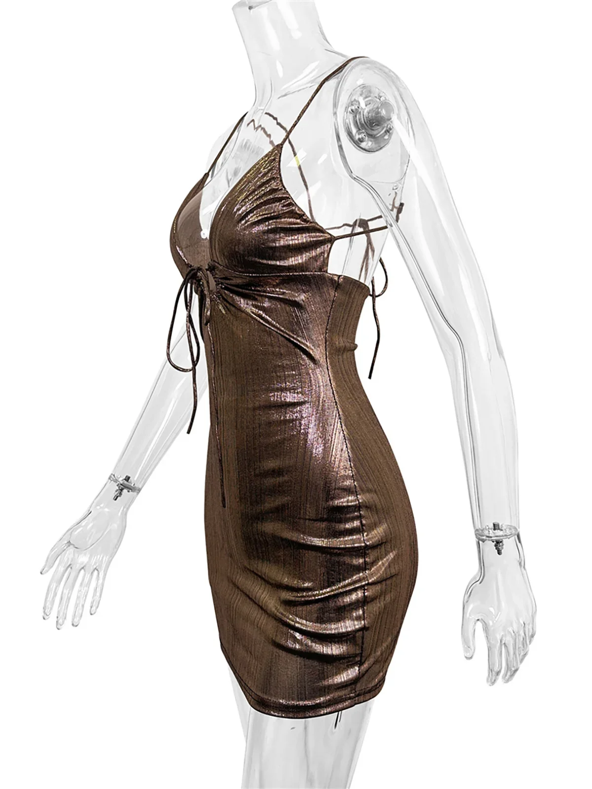 2025 カットアウトバックレスサマードレスイブニングパーティーボディコンエレガントなミニ女性のためのタイトなクラブウェア Vestidos