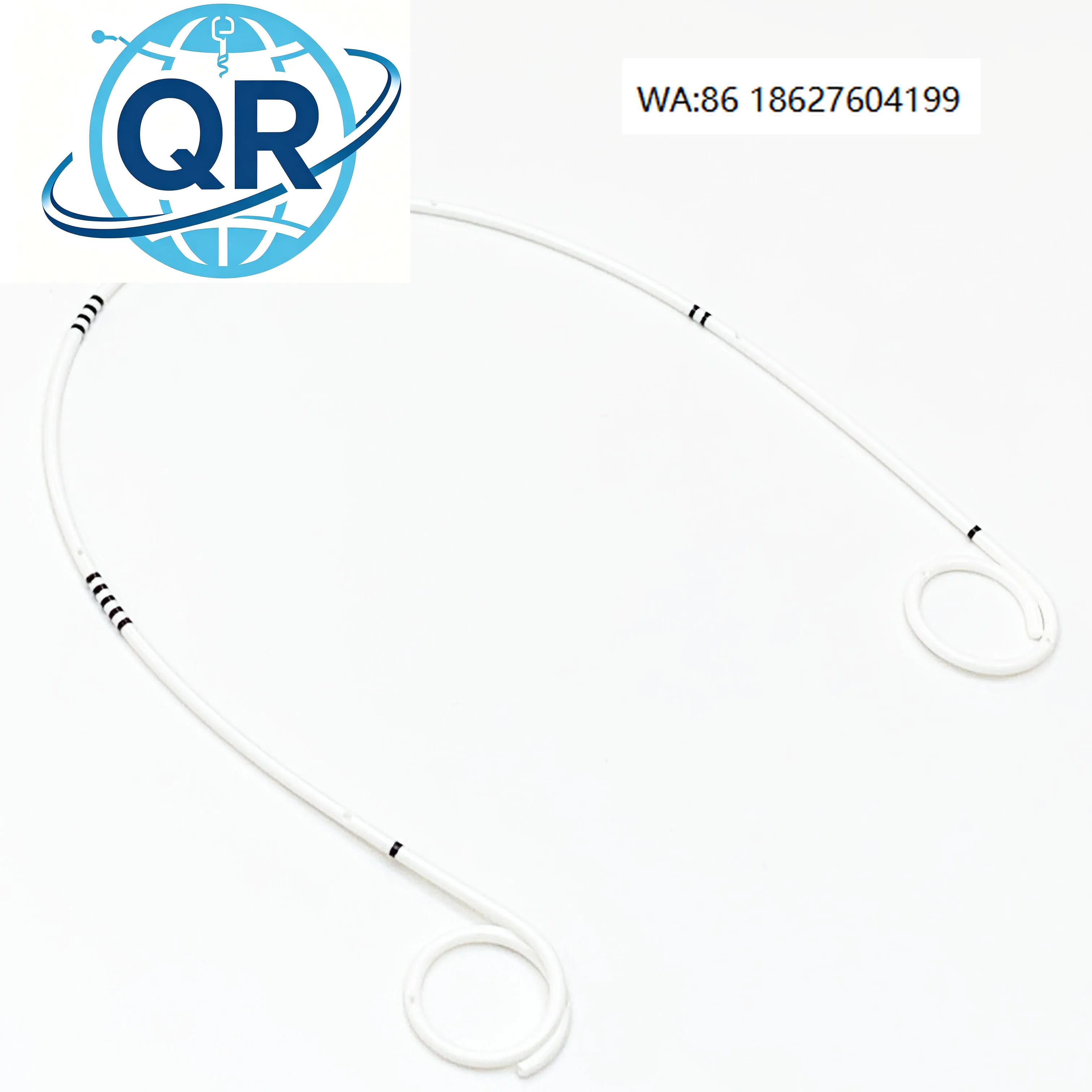 Disposable TPU Ureteral Double Pigtail Catheter J DJ Stent 5Fr 6Fr 7Fr Sizes Medical Grade Set