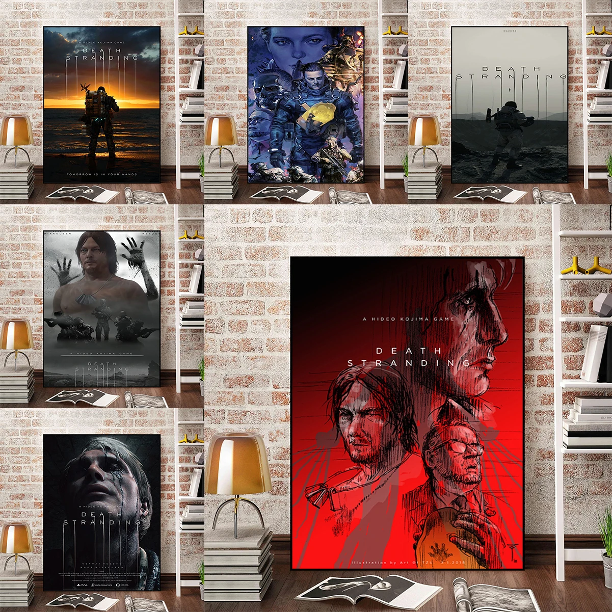 

Death Stranding Game Art Canvas Poster Posters on the Wall Decor Painting Decorative Pictures for Living Room Bedroom Decoration