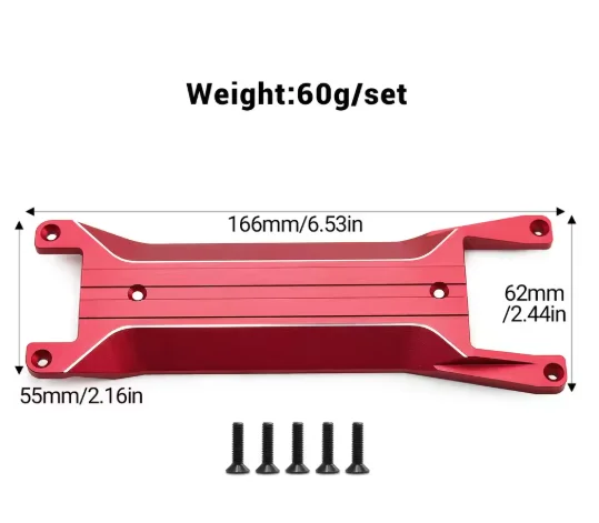 Placa de cubierta de chasis inferior de Metal para Mini Maxx Monster Truck RC, piezas de mejora de coche, accesorios w239