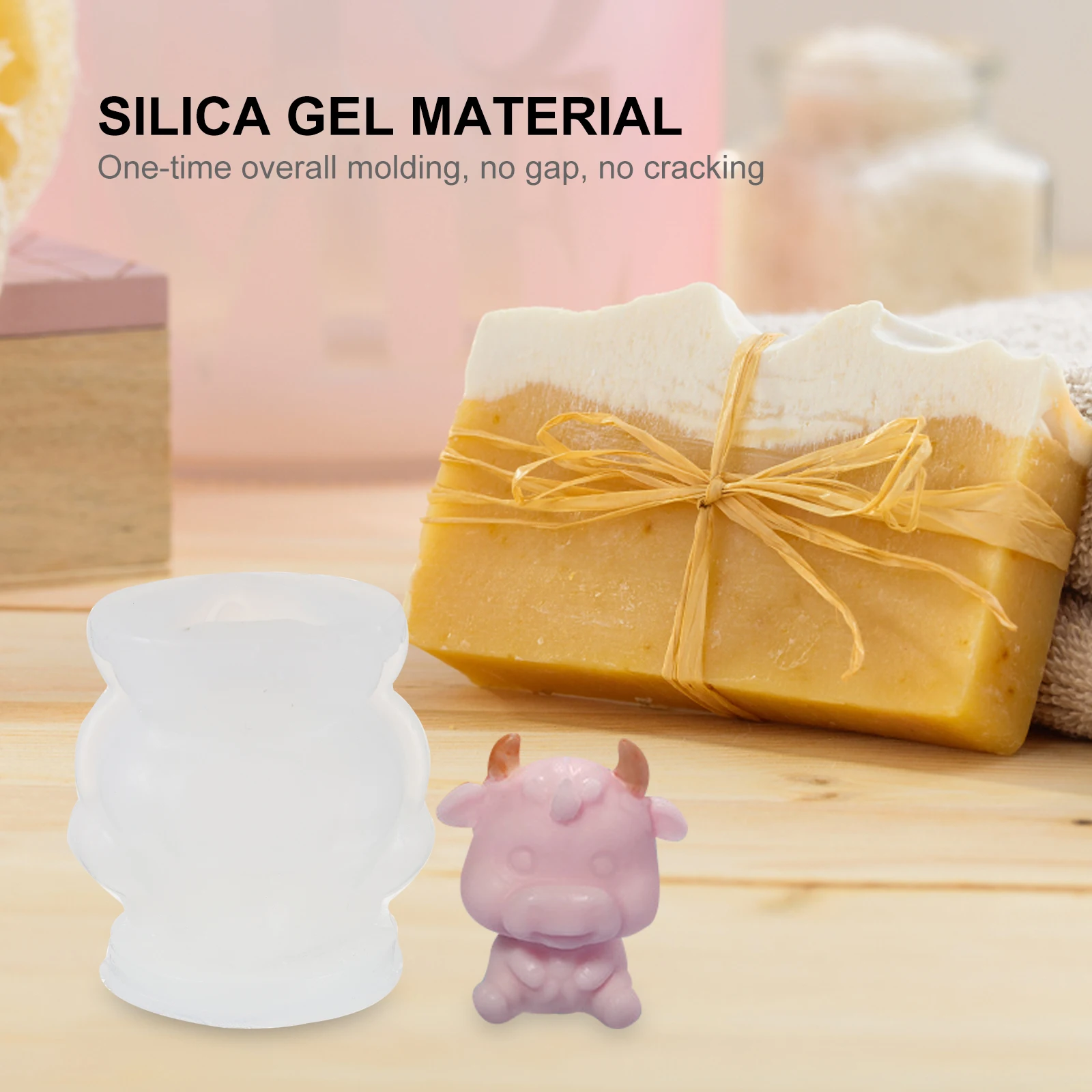 

Silicone Mold for Baking Jewelry 3D Animal Shape Ice Cream C Epoxy Adornment Mousse Cake Crafts DIY Resin Plaster Long