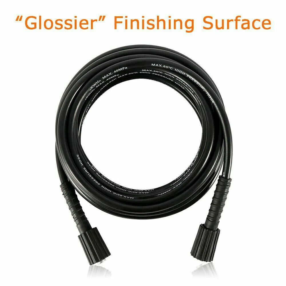 Supply High Pressure Washer Hose 5/16 Inch 5800 PSI Cleaning Flexible for m22 Connector Part Replacement Tool Washing