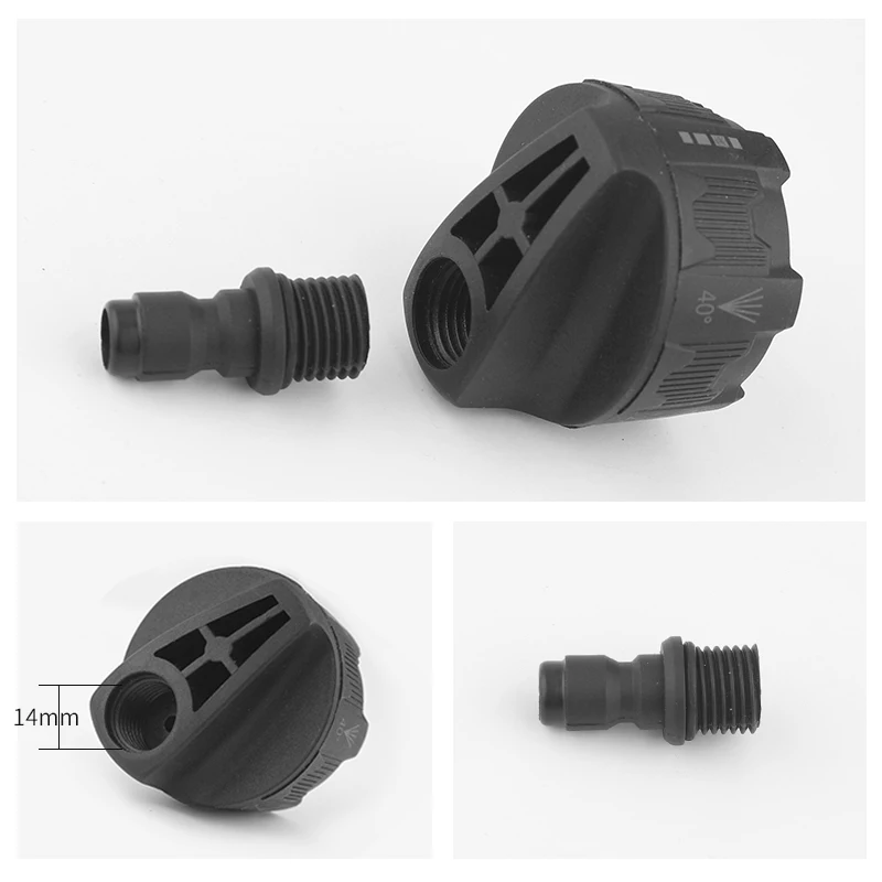 Car Wash Accessories High Pressure Washer 6-in-1 Nozzle For Water Gun Wireless Lithium Battery Wash Gun 1/4 Quick Connection M14