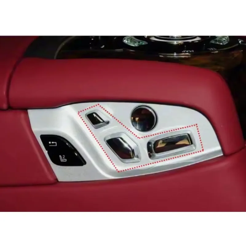 61319286726  61319286727 3pcs Side Rear Seat Adjustment Button for Rolls Royce Car Ghost 2010 61319203219  61319203220