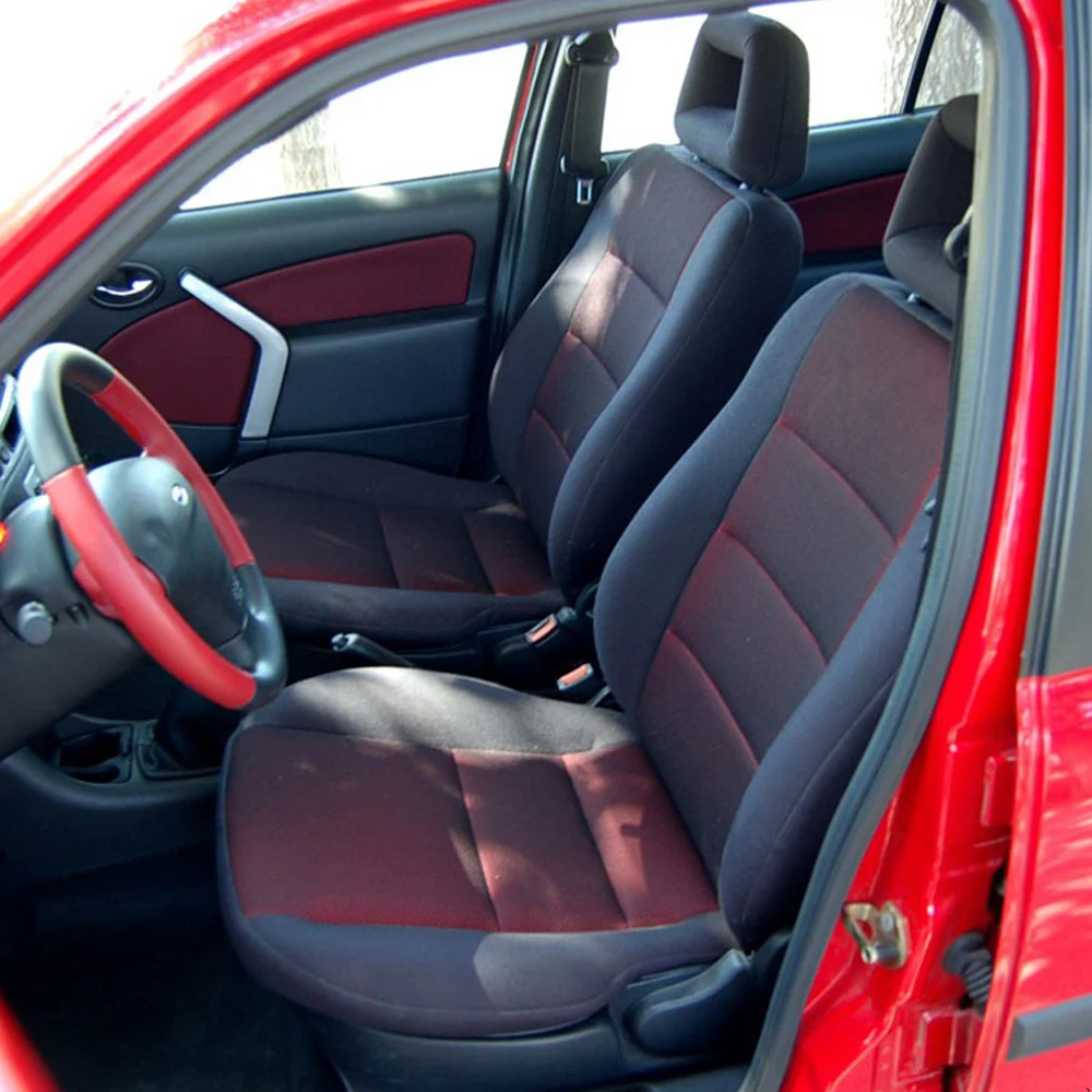

Чехлы для сидений автомобиля Ford Fiesta 2003-2008 из искусственной кожи, полный комплект, защитные накладки на сиденья.
