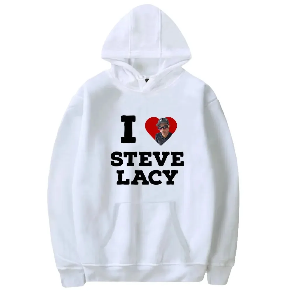 Unisex Steve Lacy manga comprida Hoodie, pulôver moletons com capuz, streetwear casual, roupas da moda, homens e mulheres 2024