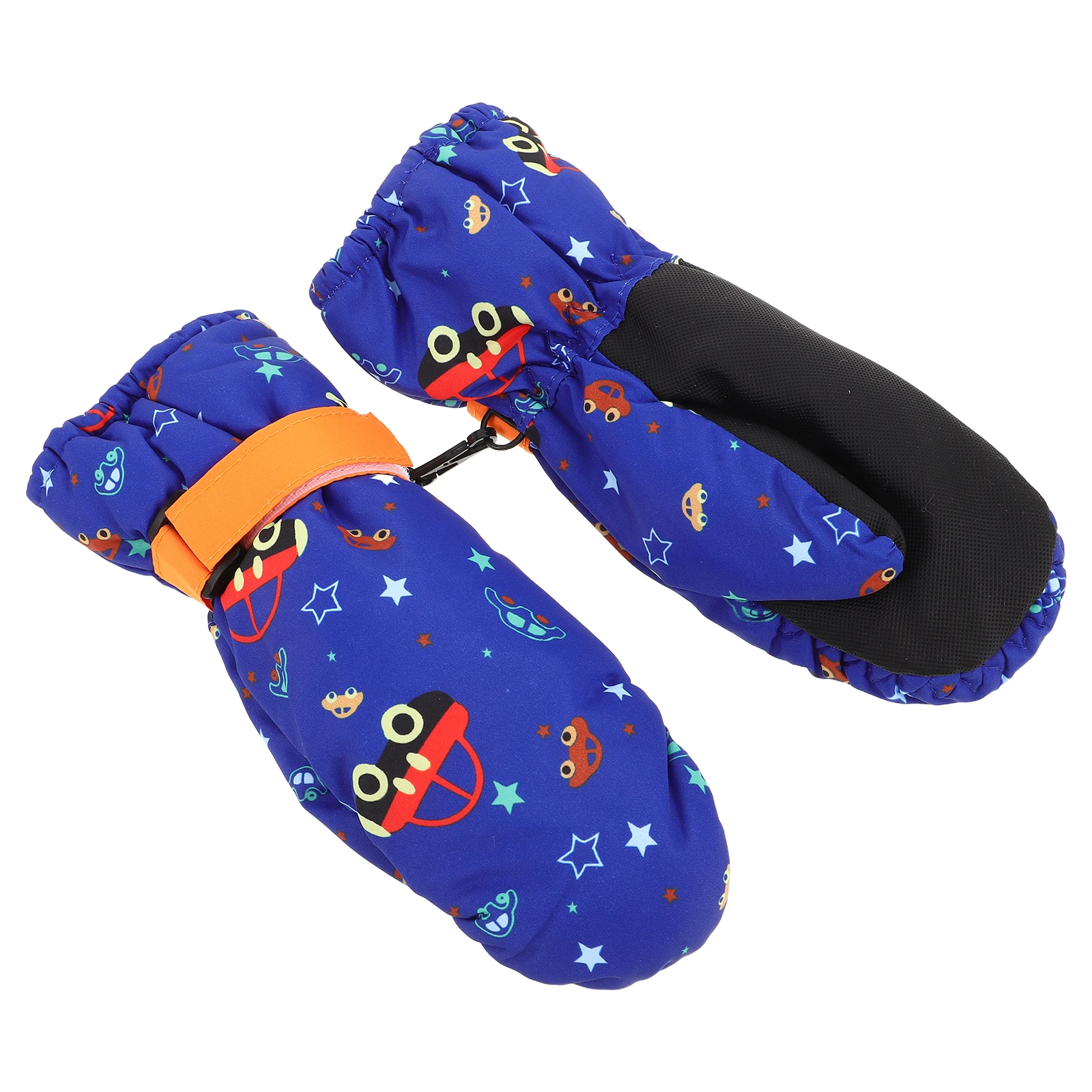 1Pair Waterproof Snow Gloves Warm Insulated Ski Mittens Thick Lined Winter Gloves Outdoor Ski Snowboarding Activities