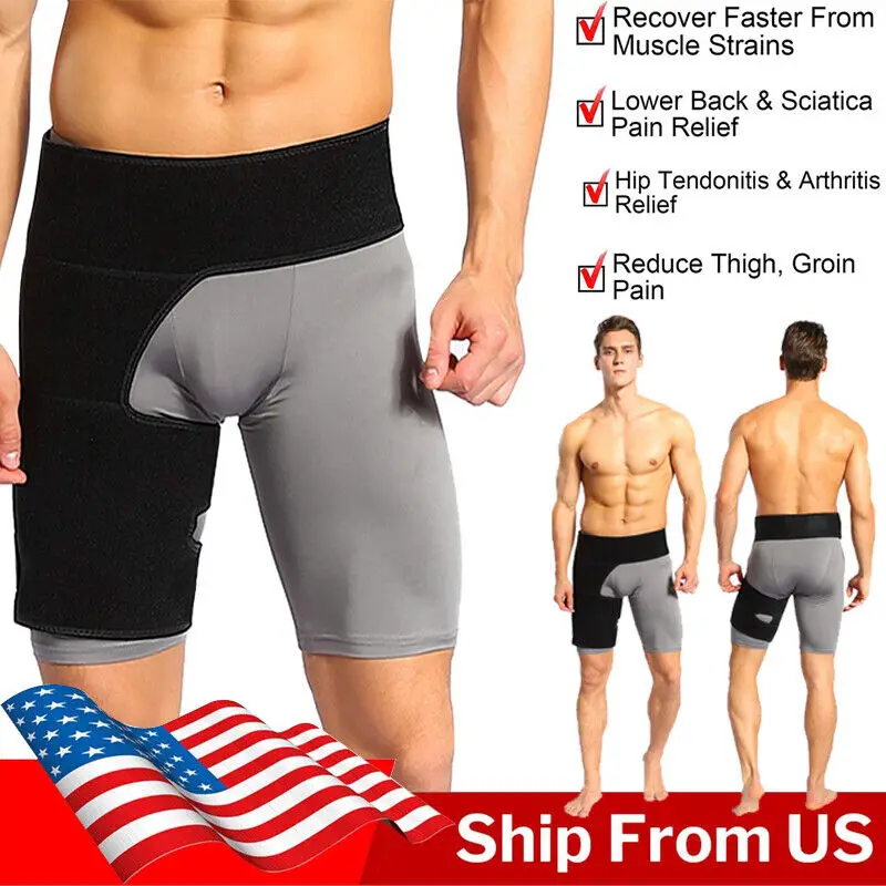 

Регулируемый поясной бандаж для паха, бедра, восстановления после травм подколенных сухожилий на День Благодарения, Рождество, Хэллоуин, фитнес-подарок