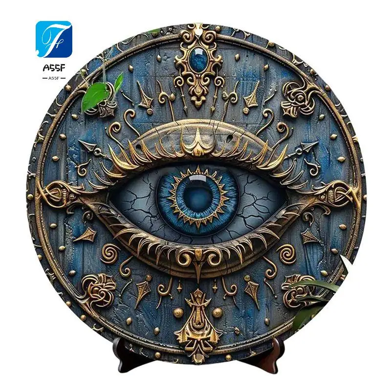 A55F-Outdoor Wall Art Flower Hanging Decorations For Surface, Garden Fence, Backyard, Terrace, Bedroom, Living Room