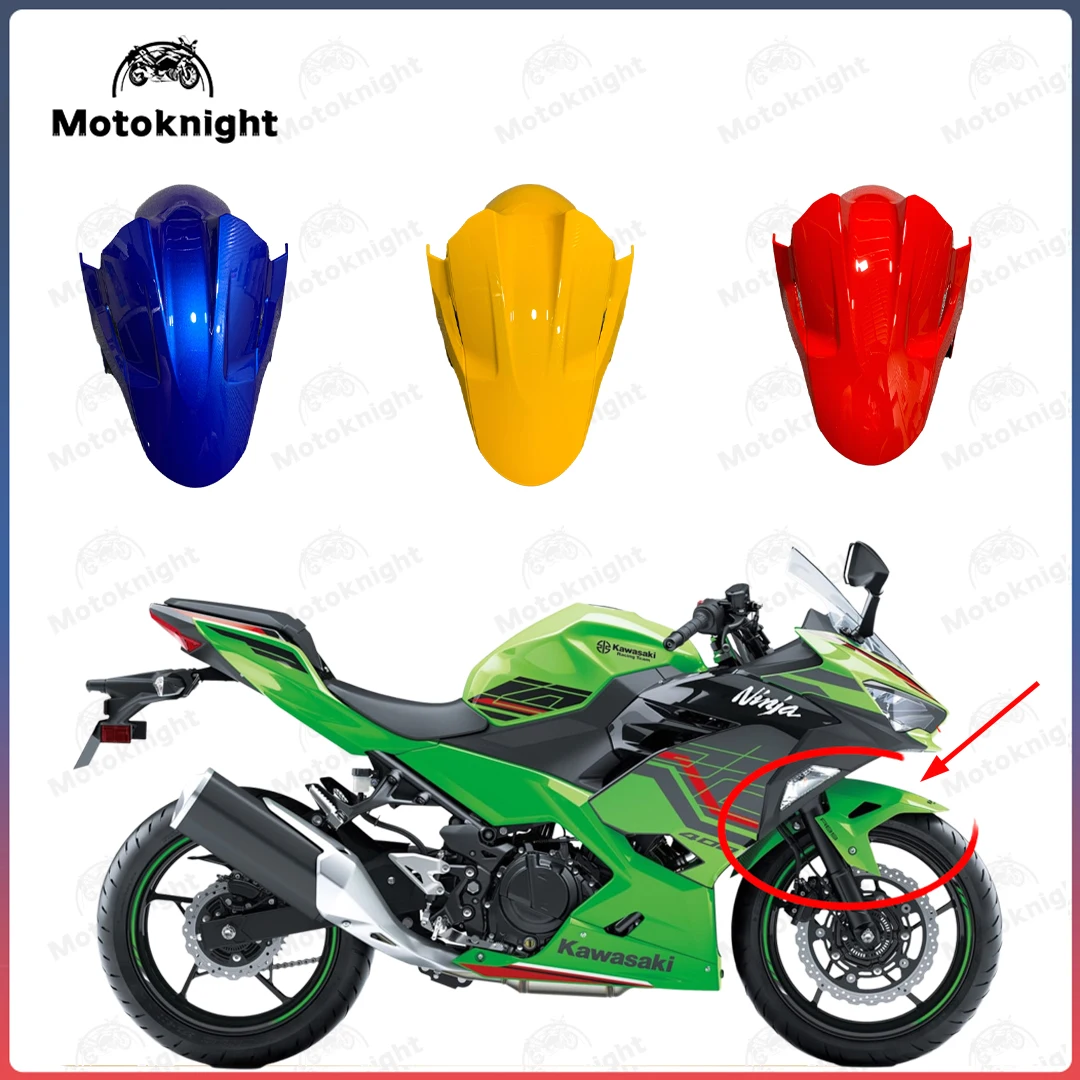 

ABS Plastic Front Fender Motorcycle Mudguard Guard‌ Fit For KAWASAKI NINJA400 ZX400 Ninja500 Z400 2018 19 2020 21 2022 23 2024