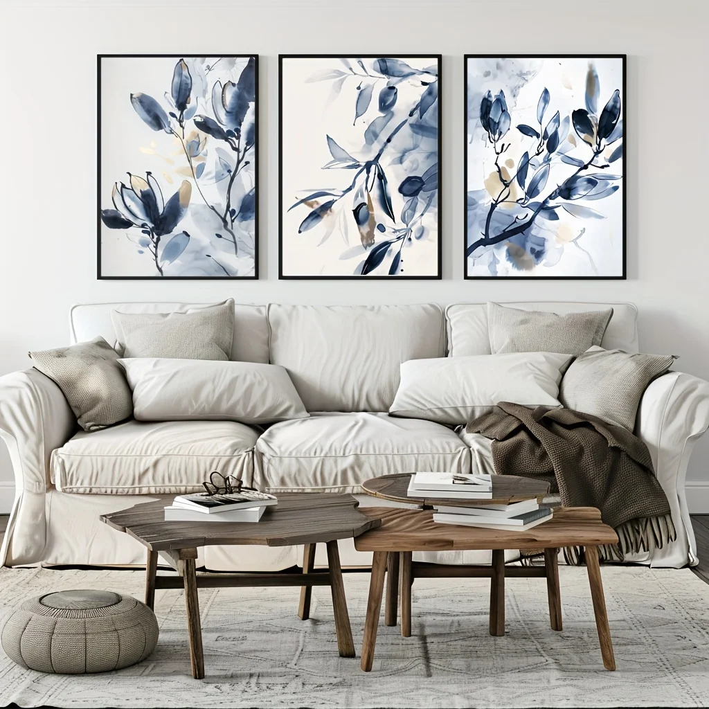 Che cos'è un trittico AC e perché scegliere il trittico ac 3pcs Minimalist Ink-Style Plant Canvas
