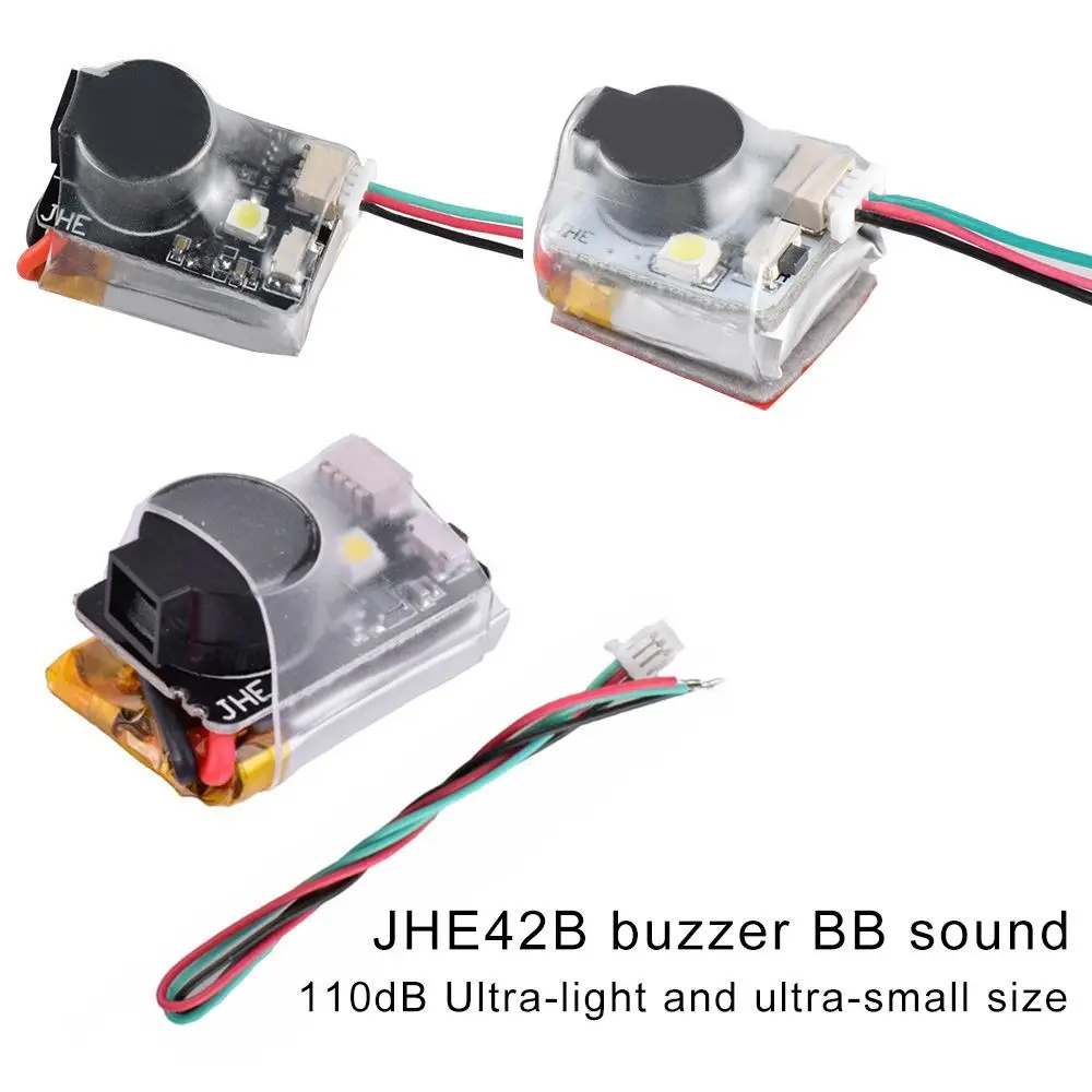 110DB with LED Light for RC Drone F4 Flight RC Accessories FPV Finder Buzzer JHE42B JHE42B-S