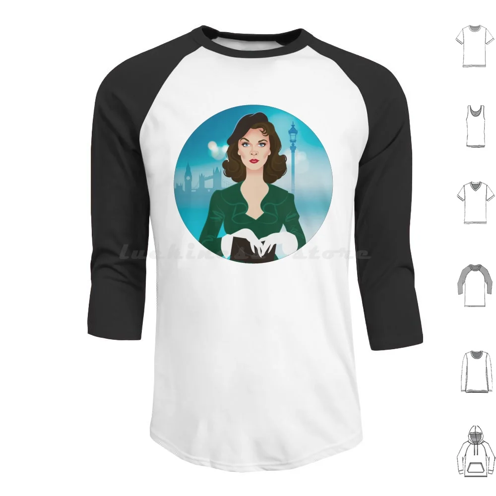 Myra At Hoodie Cotton Long Sleeve Alejandro Mogollo Art Alemogolloart Alejandromogolloart