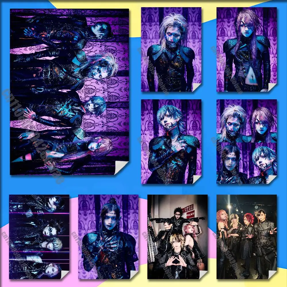 Постеры-наклейки для стен J-Jiluka D-DeViLs S-Sena R-Ricko Z-Zyean B-Boogie: самоклеящиеся, для дома, в стиле Playbill