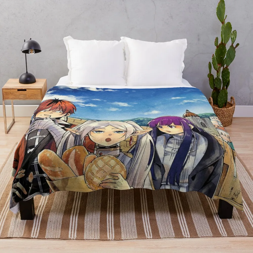 

Sousou no Frieren Throw Blanket for babies Shaggy Blankets For Bed Winter beds Blankets