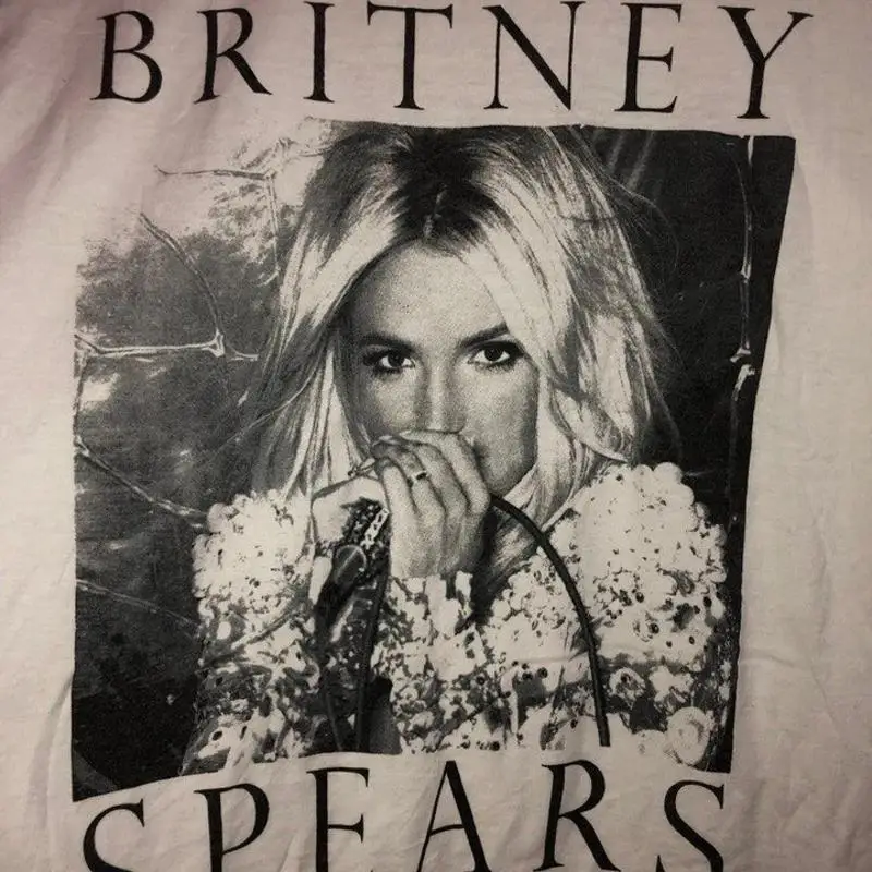 تي شيرت كلاسيكي بريتني سبيرز للحفلات الموسيقية من S إلى 5XL SG028 #1