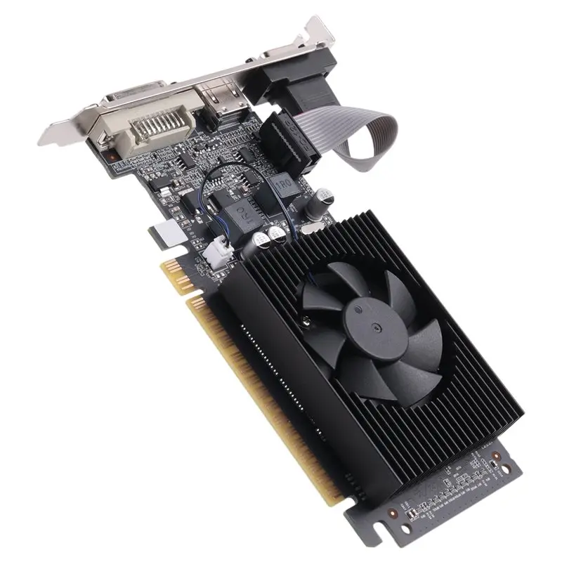 GT210 1GB GDDR3 64Bit Graphics Card Pcle X16 2.0 GPU Computer Graphics Card DVI-D+VGA+HD Desktop Video Card-Y18A