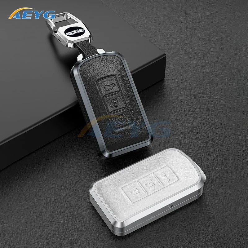 Кожаный металлический автомобильный брелок для Mitsubishi Outlander Xpander Triton ASX LANCER Pajero Sport 3 2020G Eclipse Cross L200