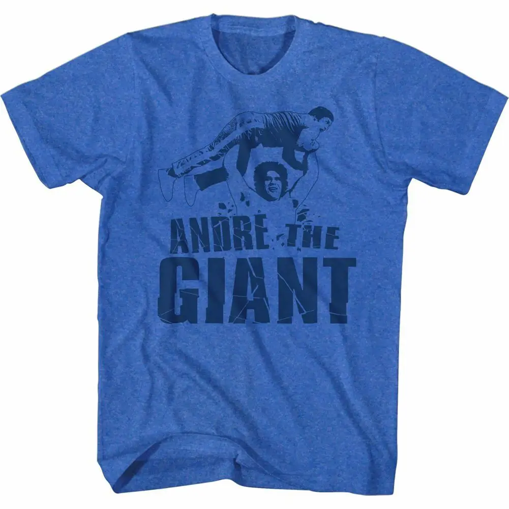 Andre The Giant Blue Royal T Shirt