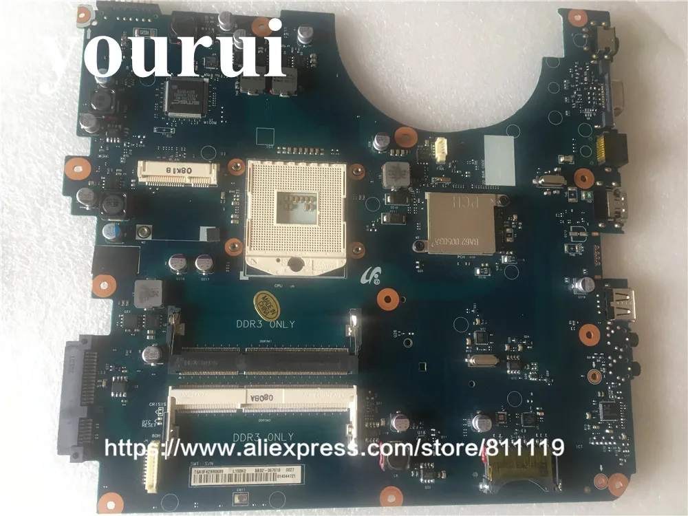 

Материнская плата для ноутбука samsung R580 CSRZSZ BA92-06761B s989 GMA HD ddr3 Бесплатная доставка 100% ТЕСТ ОК