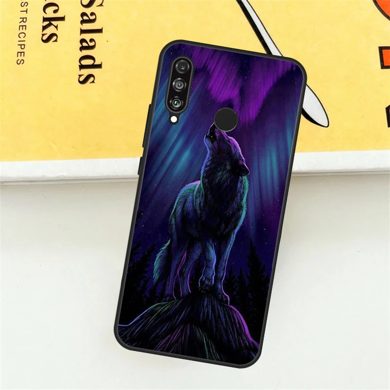 Animal Wolf Galaxy For Huawei Nova 3i 7i 8i 11i Y60 Y70 Y90 Y61 Y91 Nova 11 9 10 SE P30 Pro P20 P40 Lite Case