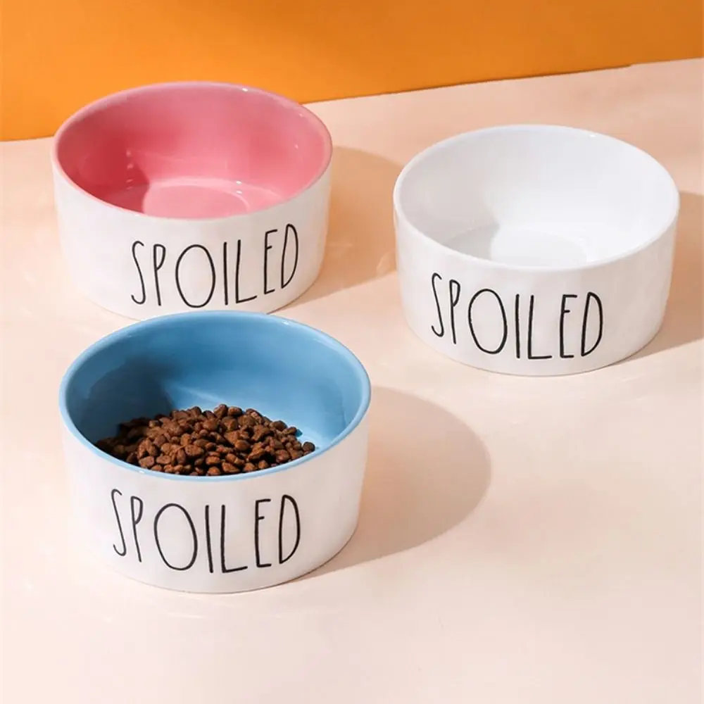 

Керамическая миска для домашних животных, креативная милая миска для кормления собак, многофункциональная большая емкость, кормушка для кошек, контейнер для воды