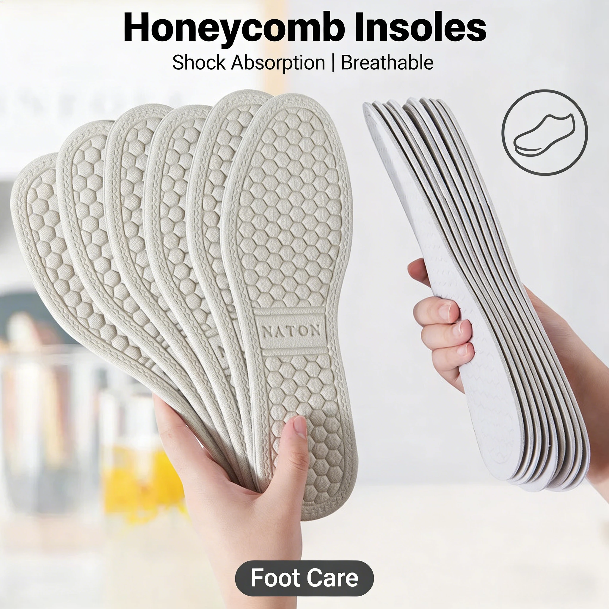 

Спортивные стельки для мужчин и женщин, антибактериальные, дышащие, тонкая, мягкая подошва, утолщенный дезодорант, поглощающий пот, амортизирующий