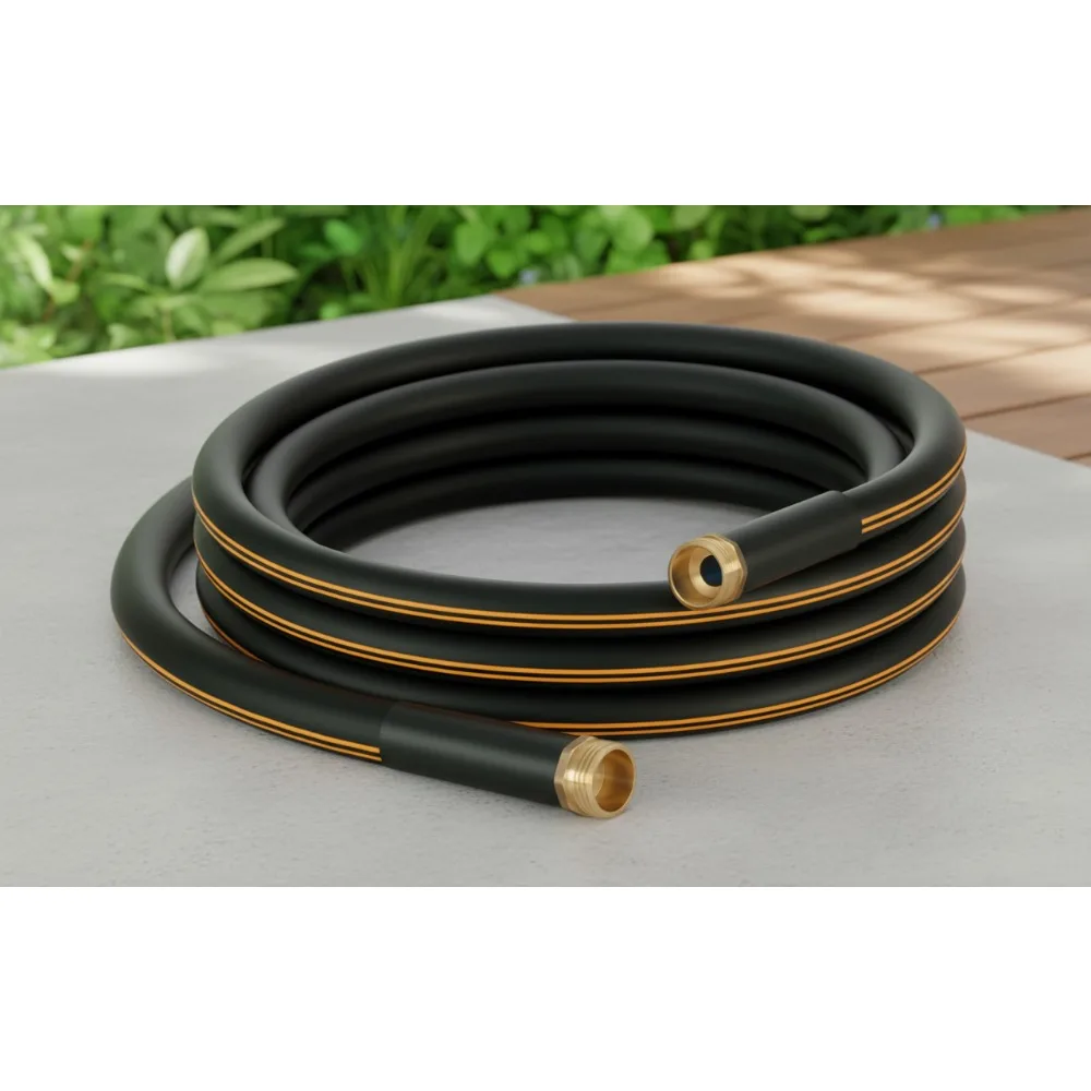 

Heavy Duty 20ft Garden Hose with Brass Connectors - Flexible & Durable for Outdoor Watering