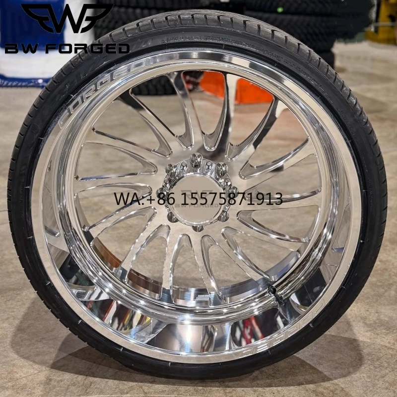 

Directional Polished Chrome Forged Truck Wheel 20x10 22x12 22x14 6x5.5 24x12 24x14 26x14 for JTX Same Type