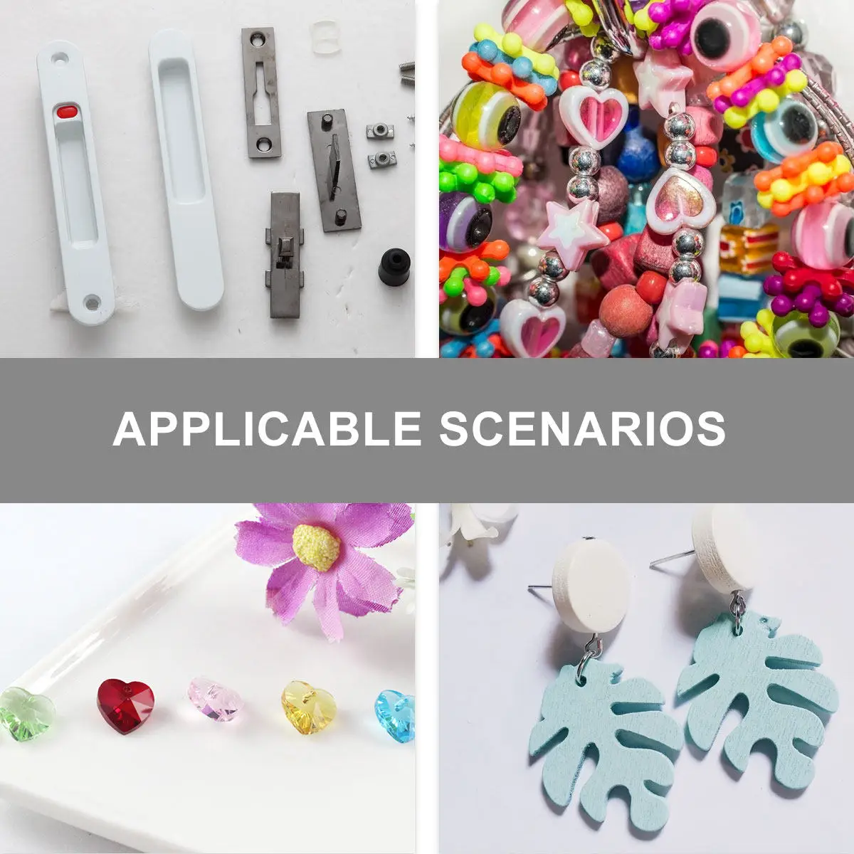 10Pcs Triangular Plastic Jewelry Plates for Bead Sorting Rhinestone Organization DIY Jewelry Making Supplies Compact Nesting