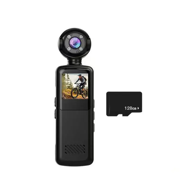 

24-Hour Delivery Digital Video Recorder 1.3" Portable Camera 1080P Wifi Sports Camera With 128GB TF Card Infrared Bodycam Camcor