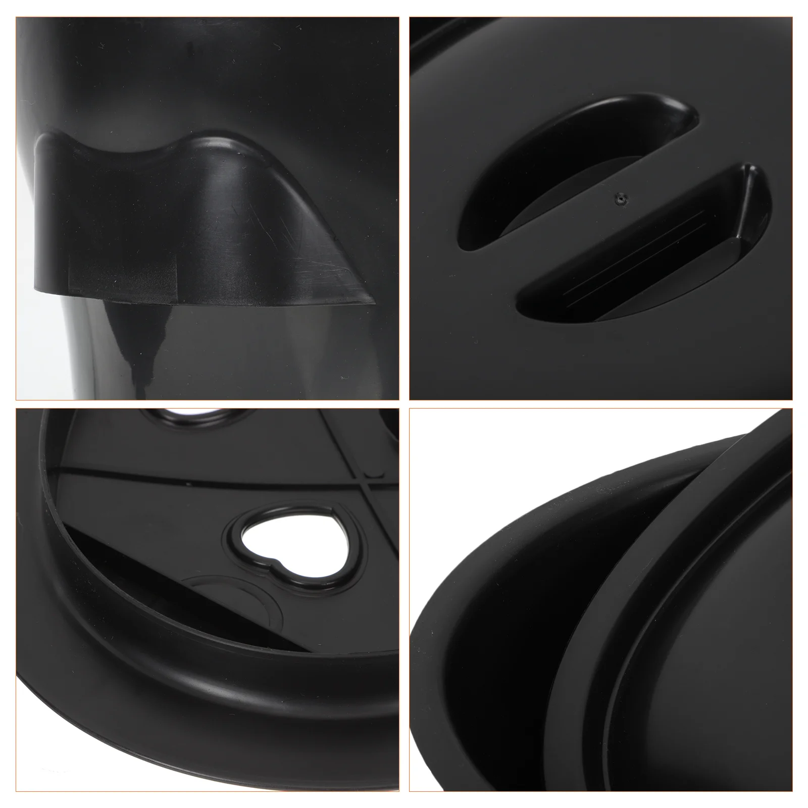 

Portable 5L Black Elderly Pregnant Disabled Bedpan Bucket Plastic Chamber Pot Urinal Spittoon for Home Hospital