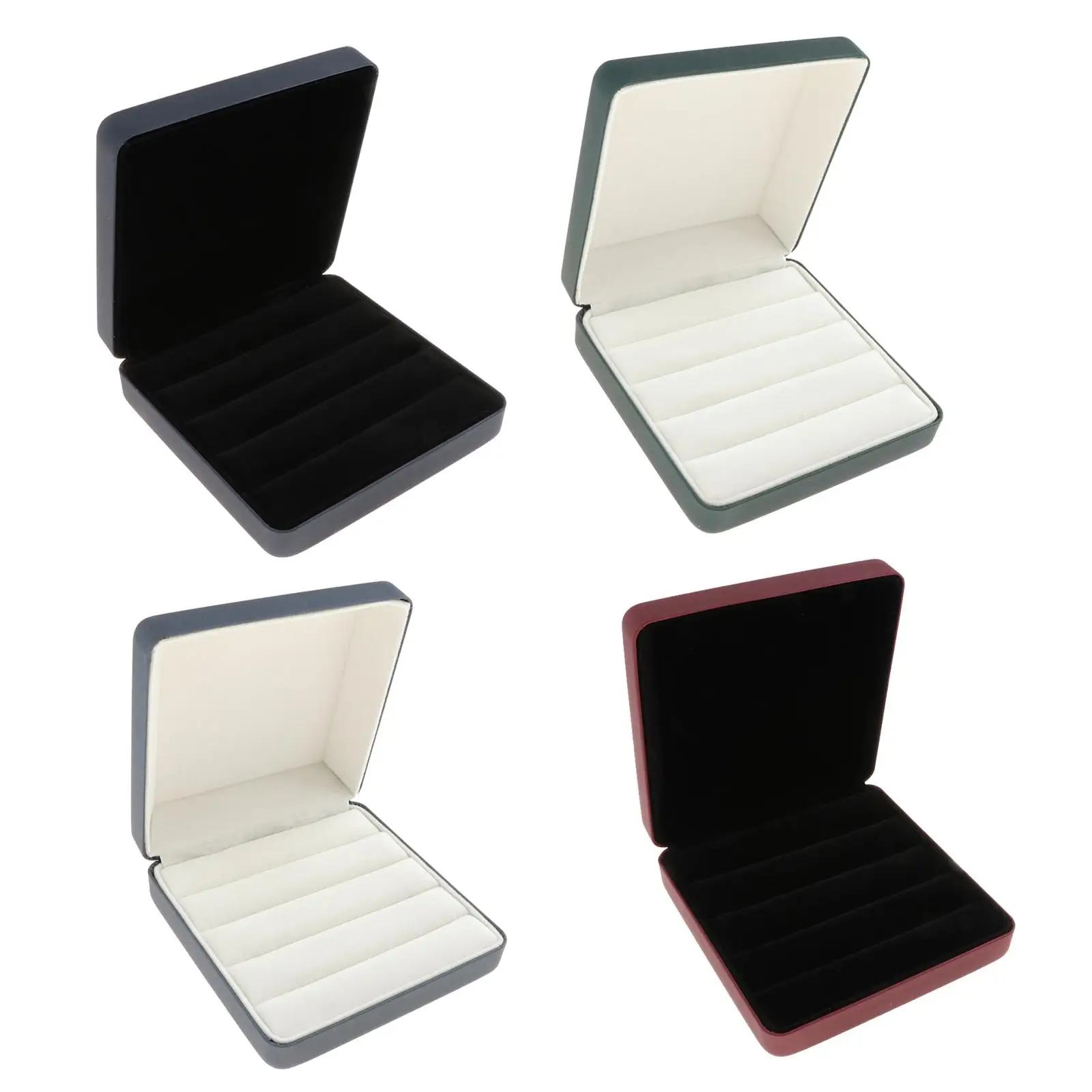 

Rings Display Organizer Gift Portable Travel Compact Versatile Jewelry Box