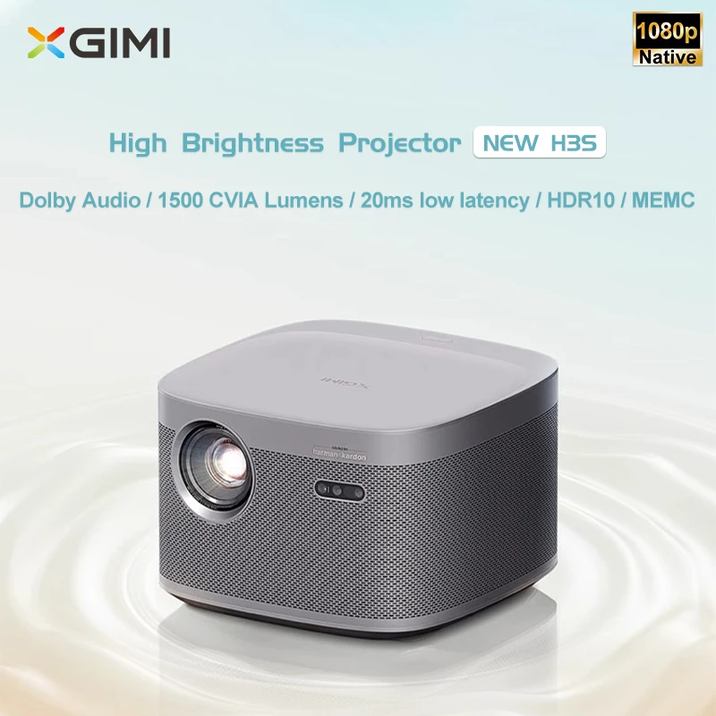 XGIMI NUEVO Proyector H3S Hogar 1080P Full HD Alto Brillo Ultra Claro Proyector Inteligente Cine de Pantalla Grande