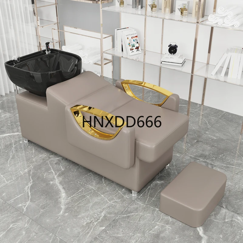 

Лидер продаж, роскошный современный салон, кресло для шампуня, тайский массажный салон, спа, кровать из синтетической кожи для мытья головы