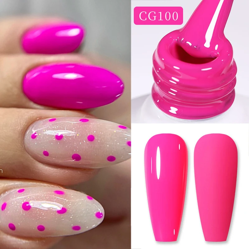 Nascido bonito 10ml luz verde gel unha polonês halloween unhas super brilhante varnis semi permanente embeber fora gel uv para unhas diy