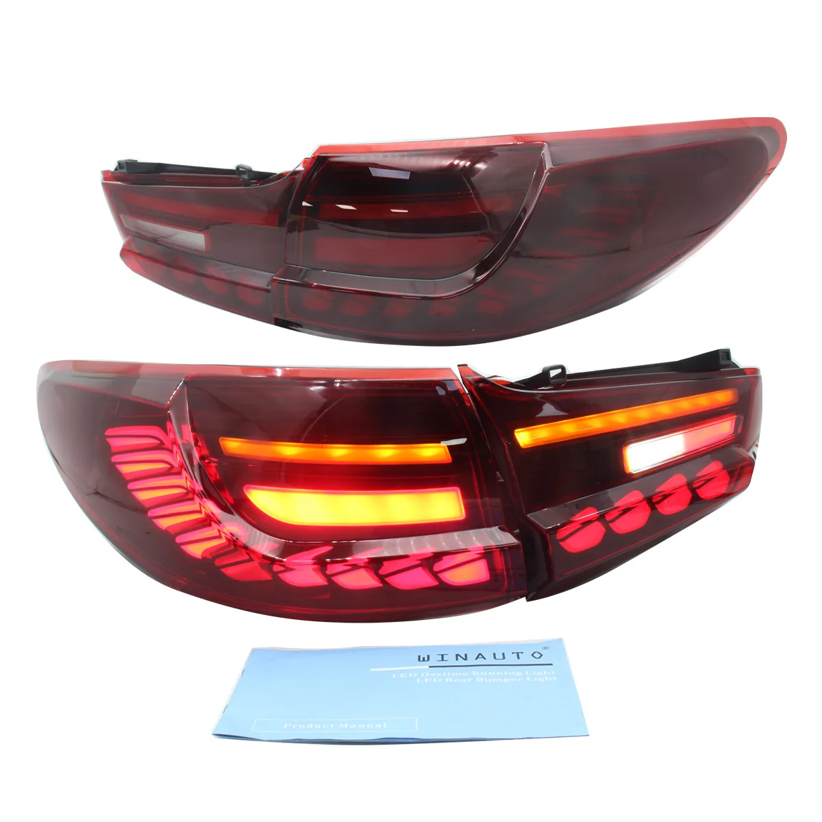 

Applicable to 6 Artez 14-19 LED tail light assemblies Dragon scale models Red modified factory direct sales