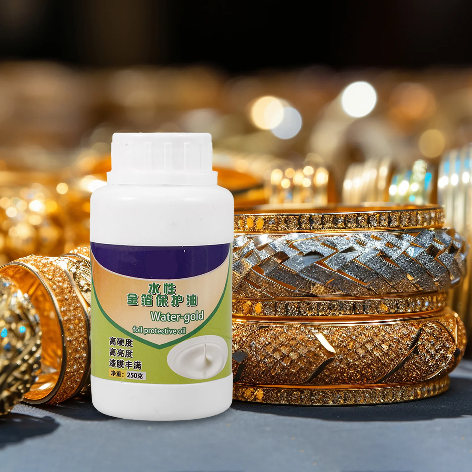 

1 Bottle Gold Leaf Protective Oil Water Based Durable Surface Oil for DIY Gilding Craft Glue Paper and Craft Glue