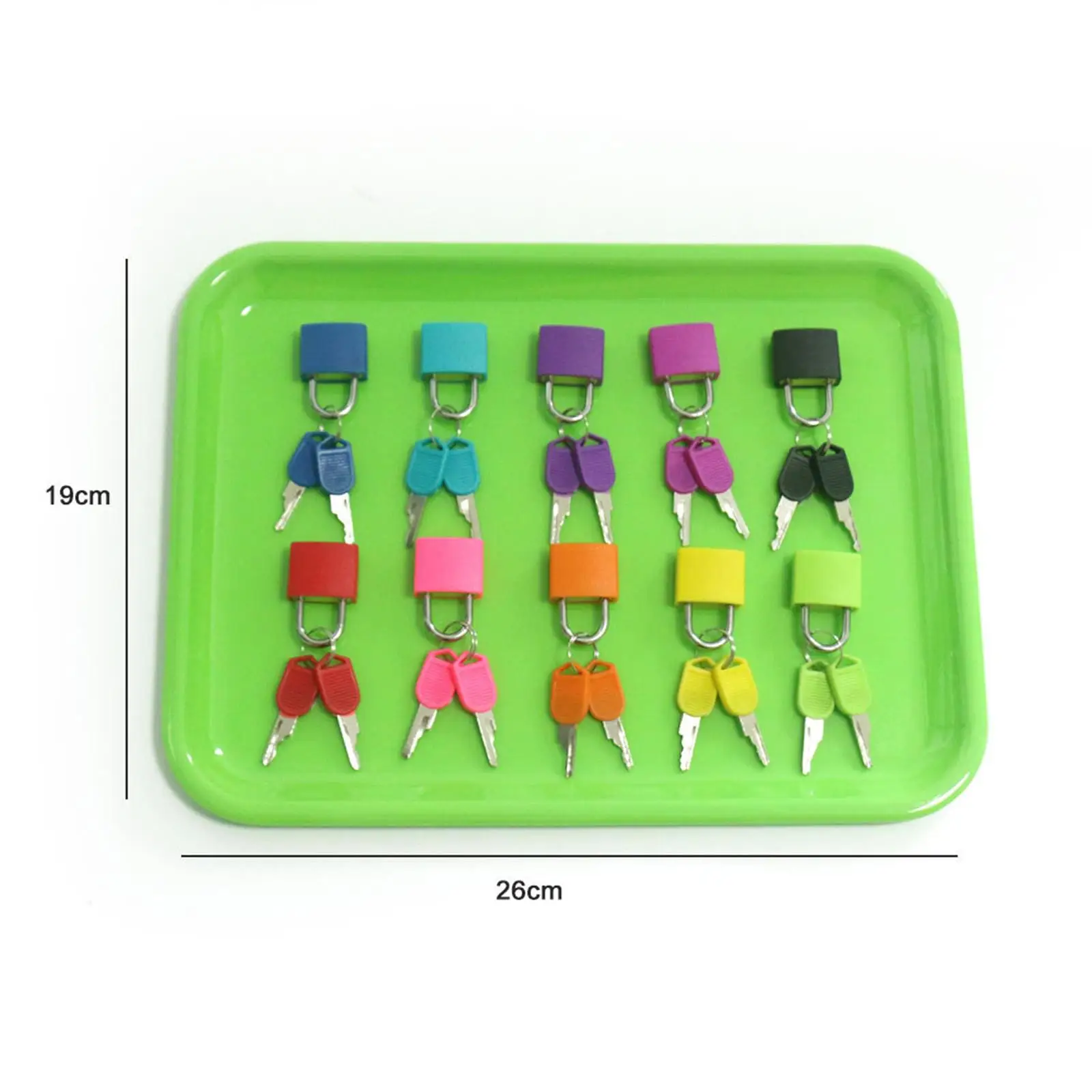 Montessori Lock and Key Toy Set, Preschool Educationl Toys Color Recognition for