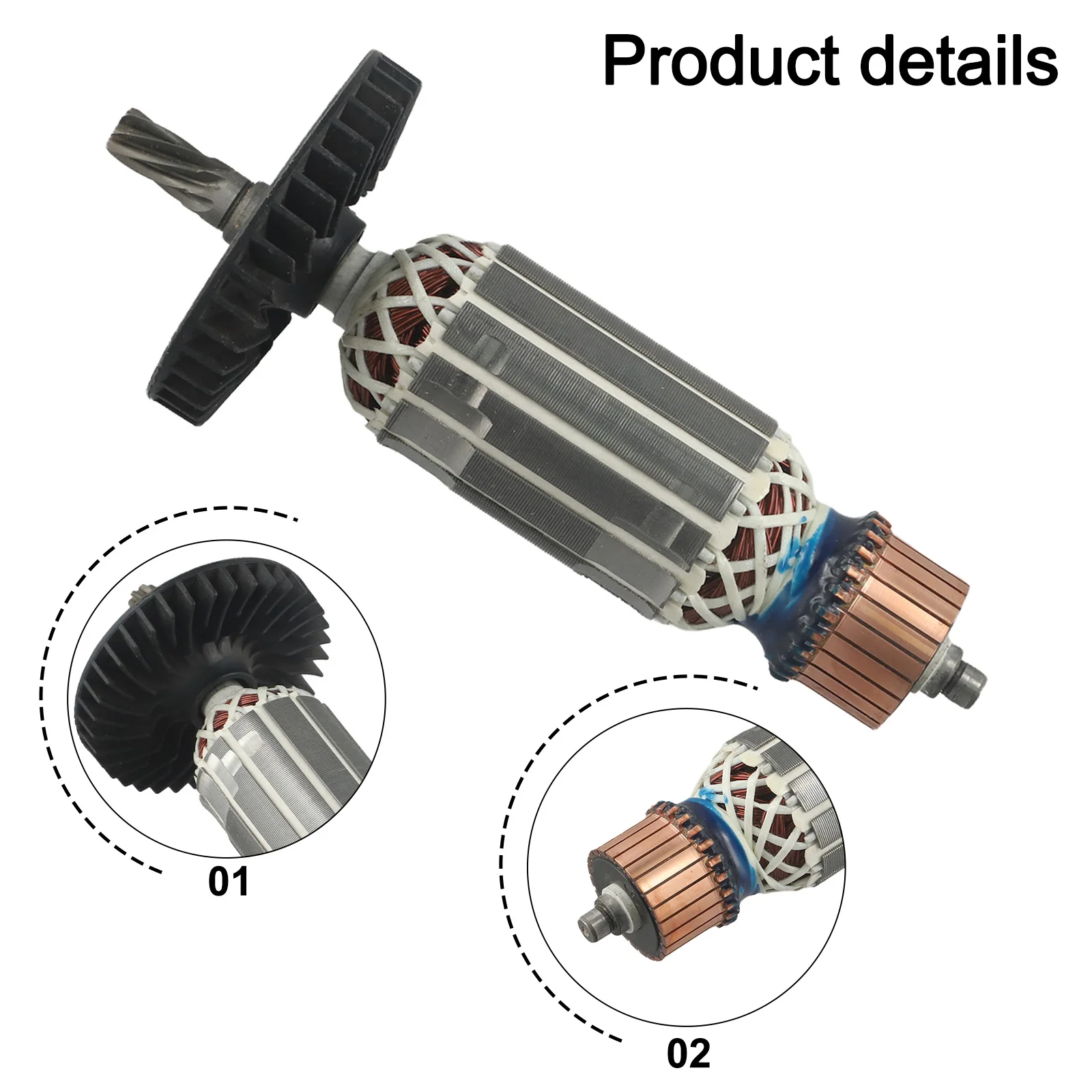 

Circular Saw Rotors Amature Rotor Accessories Easy Installation Parts Replacement Spare Brand New For 1619P06345