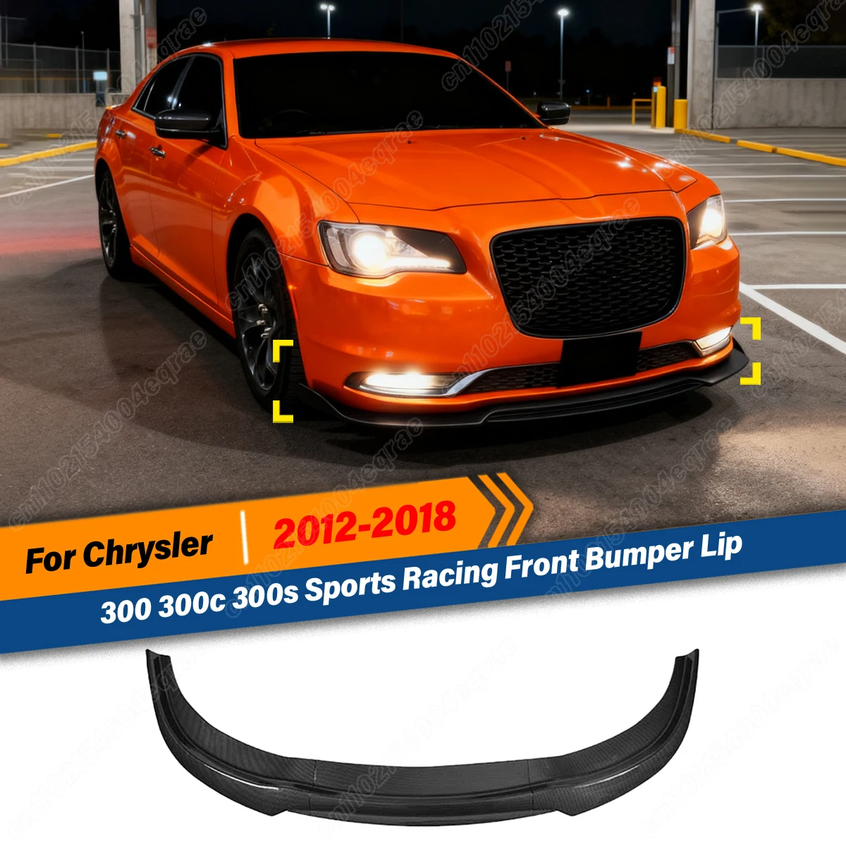 

For Chrysler 300 300c 300s 2012 2013 2014 2015 2016 2017 2018 Sports Racing Front Bumper Lip Accessories Body Kit Tuning