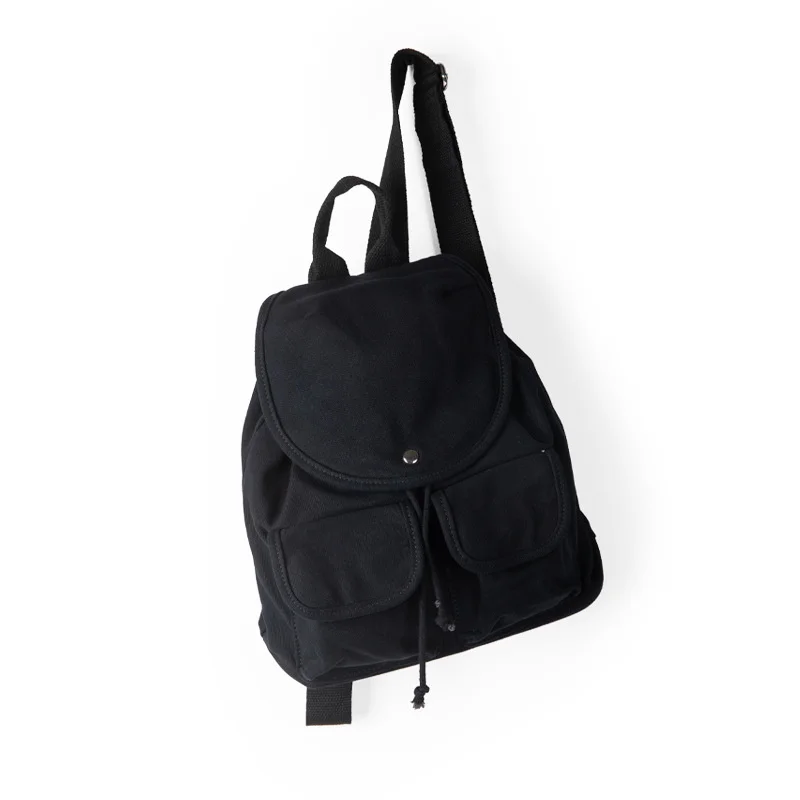 Women Casual Commuter Stand Oil Backpack Universal Korean Fashion Soft Nylon Material Large Size Mobile Phone Pocket Interior 5.